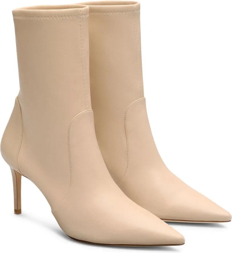 Stuart Weitzman Stuart Power enkellaarzen met puntige neus Beige - Foto 2