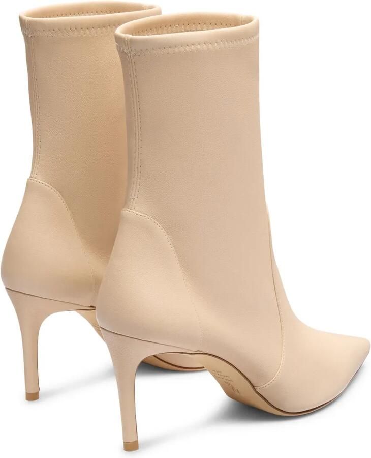 Stuart Weitzman Stuart Power enkellaarzen met puntige neus Beige - Foto 3