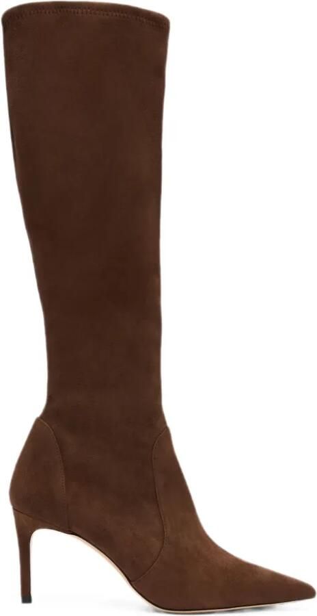 Stuart Weitzman Stuart Power knielaarzen Bruin