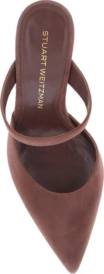 Stuart Weitzman Stuart Power muiltjes met puntige neus en bandje Bruin - Foto 4