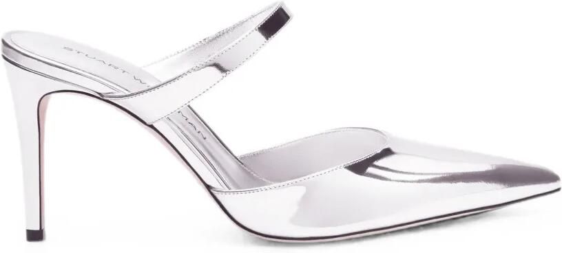 Stuart Weitzman Stuart Power muiltjes met puntige neus Grijs