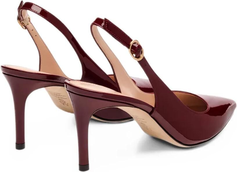 Stuart Weitzman Stuart Power patent-leather pumps Rood - Foto 3