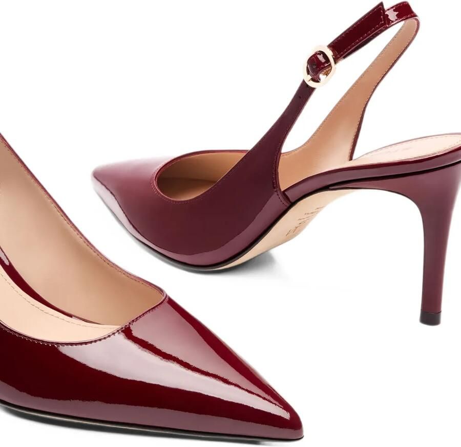 Stuart Weitzman Stuart Power patent-leather pumps Rood - Foto 2