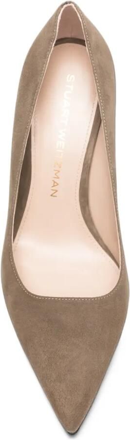 Stuart Weitzman Stuart Power pointed-toe pumps Bruin - Foto 4