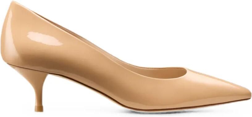 Stuart Weitzman Stuart Power pumps met puntige neus Beige