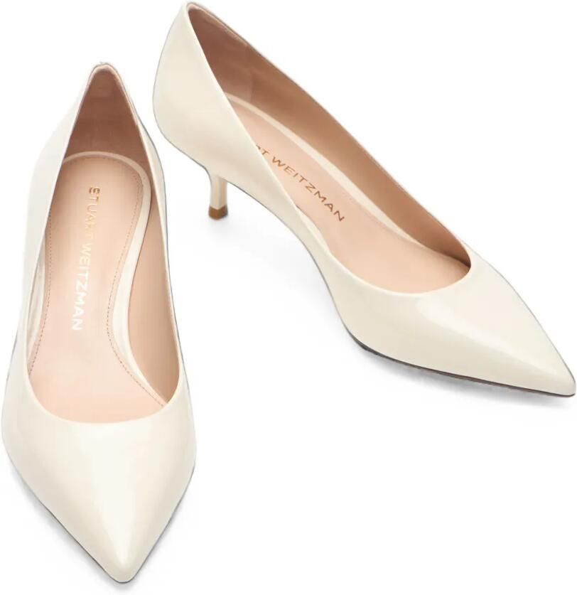 Stuart Weitzman Stuart Power pumps met puntige neus Beige - Foto 2