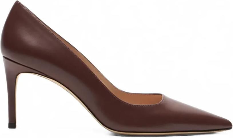Stuart Weitzman Stuart Power pumps met puntige neus Bruin