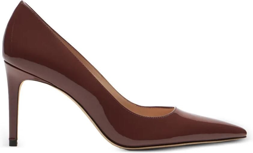 Stuart Weitzman Stuart Power pumps met puntige neus Bruin