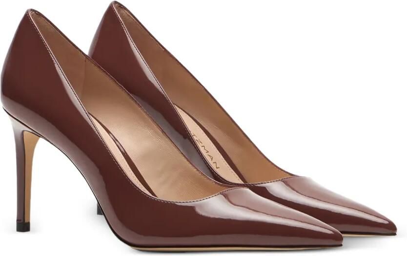 Stuart Weitzman Stuart Power pumps met puntige neus Bruin - Foto 3