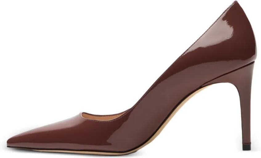 Stuart Weitzman Stuart Power pumps met puntige neus Bruin - Foto 4