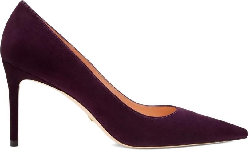 Stuart Weitzman Stuart Power pumps met puntige neus Paars