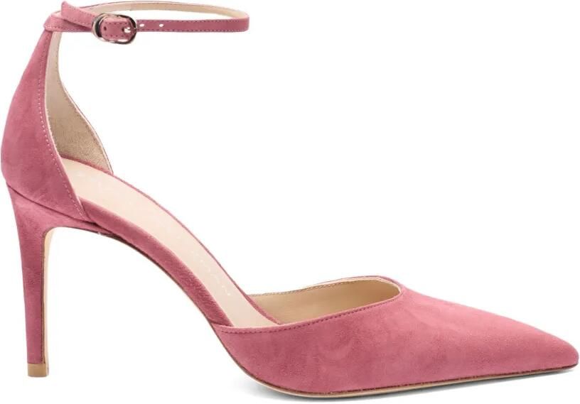 Stuart Weitzman Stuart Power pumps met puntige neus Roze