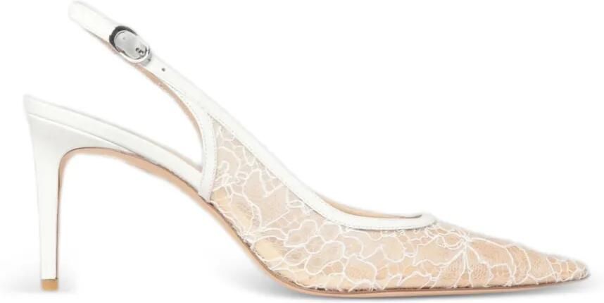 Stuart Weitzman Stuart Power slingback pumps Wit