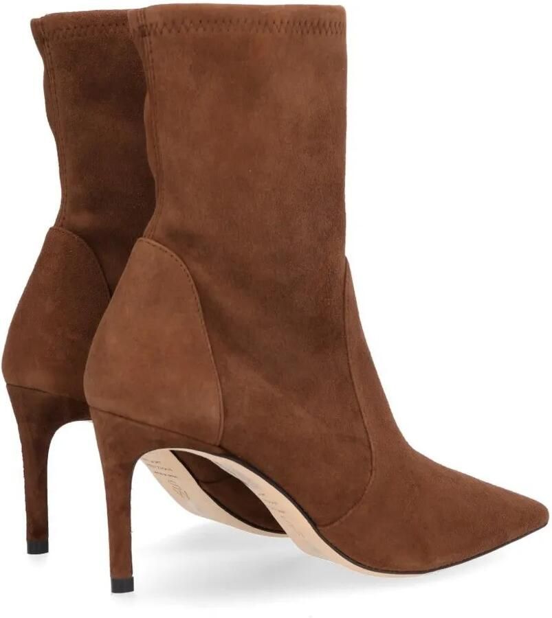 Stuart Weitzman Stuart Power suède enkellaarzen Bruin - Foto 2
