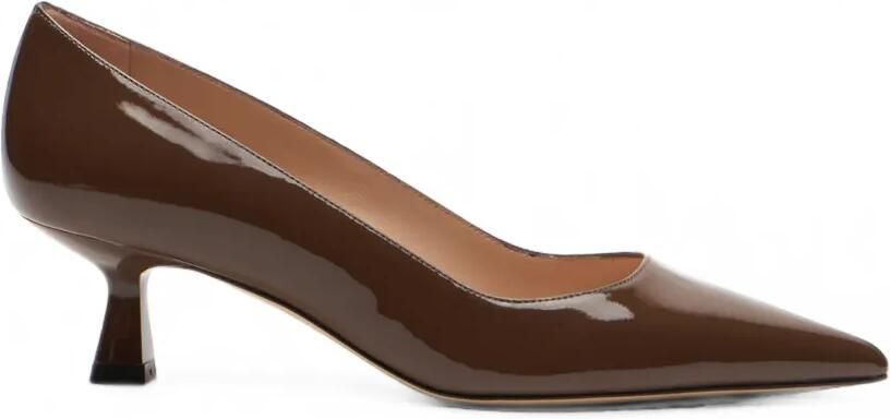Stuart Weitzman Stuart Sculpt pumps met puntige neus Bruin