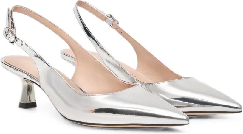 Stuart Weitzman Stuart Sculpt pumps met puntige neus Zilver - Foto 3