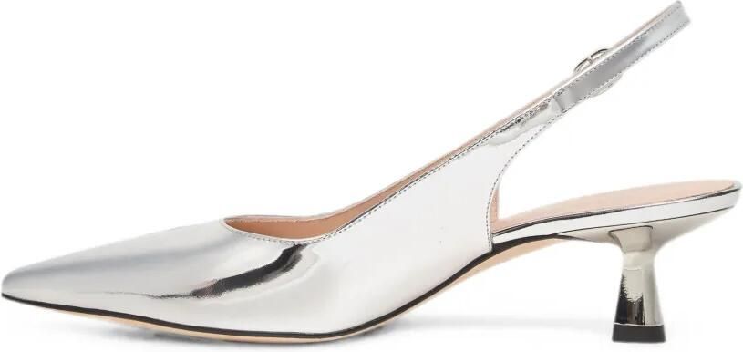 Stuart Weitzman Stuart Sculpt pumps met puntige neus Zilver - Foto 4