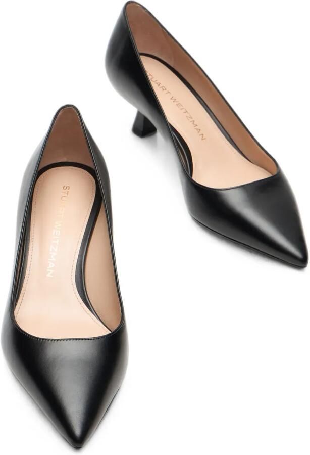 Stuart Weitzman Stuart Sculpt pumps met puntige neus Zwart - Foto 2