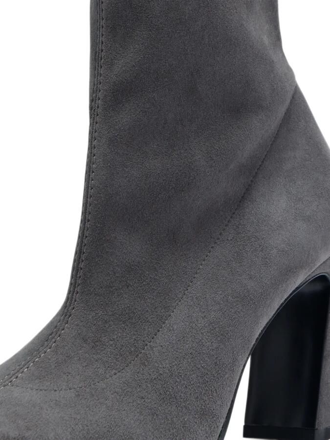 Stuart Weitzman Suède enkellaarzen Grijs - Foto 3