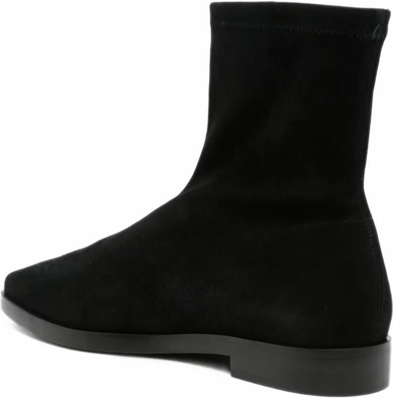 Stuart Weitzman Suède enkellaarzen Zwart - Foto 2