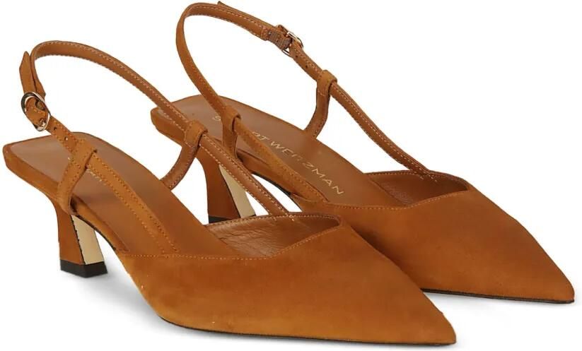 Stuart Weitzman Suède slingback pumps Beige - Foto 3