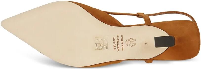 Stuart Weitzman Suède slingback pumps Beige - Foto 5