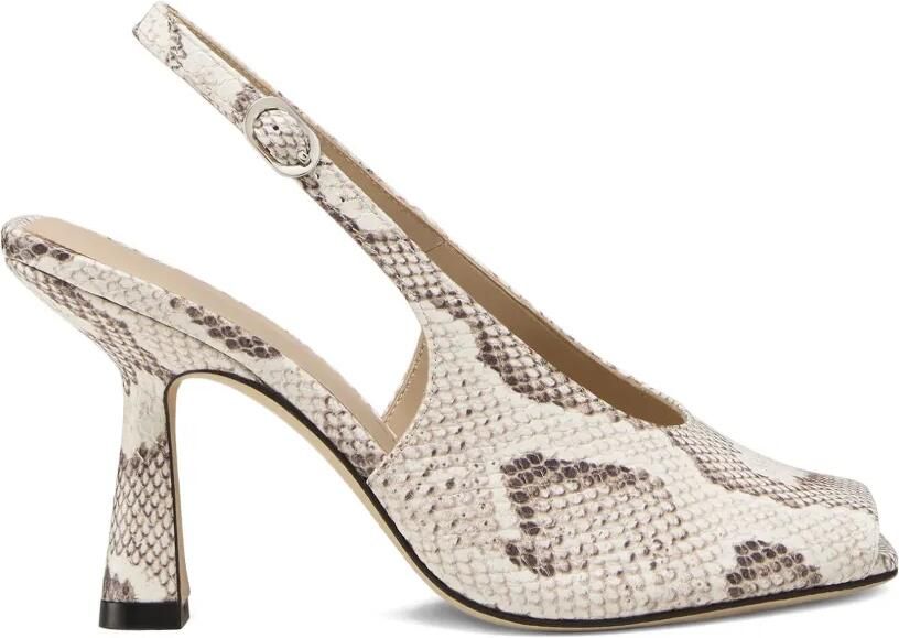 Stuart Weitzman Val slingback pumps met vierkante neus Beige