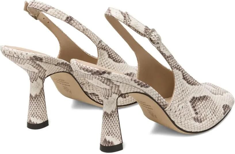 Stuart Weitzman Val slingback pumps met vierkante neus Beige - Foto 4