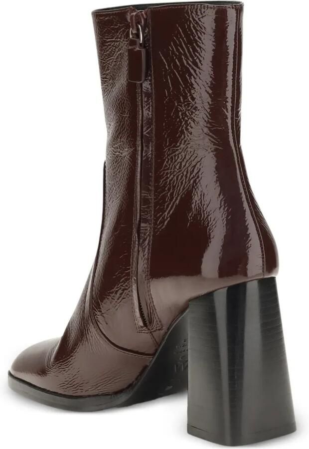 Stuart Weitzman Vera enkellaarzen met rits Rood - Foto 3