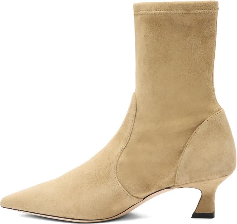 Stuart Weitzman Vinnie enkellaarzen Beige - Foto 2