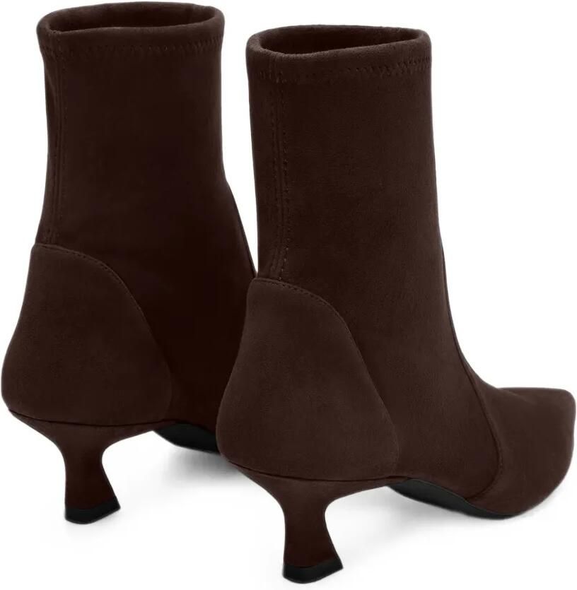 Stuart Weitzman Vinnie enkellaarzen met puntige neus Bruin - Foto 3