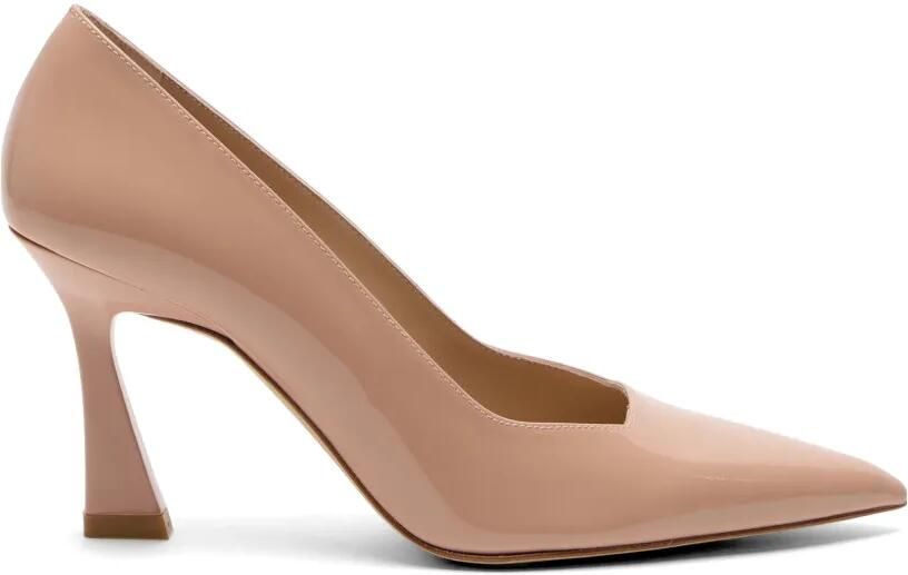 Stuart Weitzman Vinnie pumps met puntige neus Beige