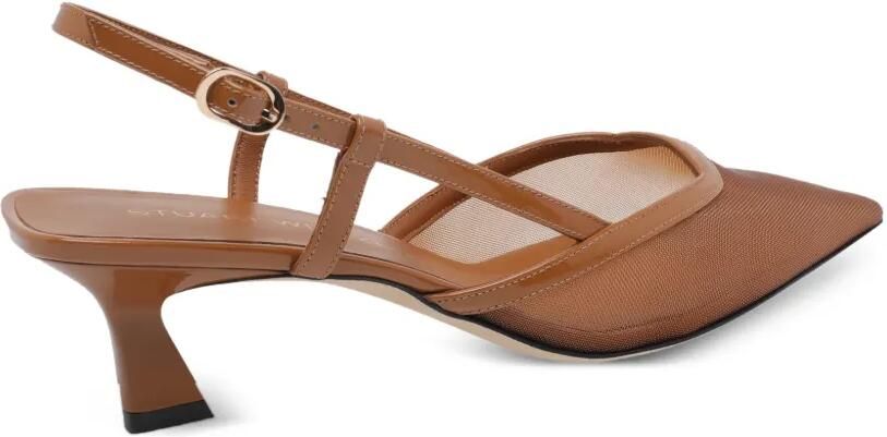 Stuart Weitzman Vinnie pumps met puntige neus Beige - Foto 4