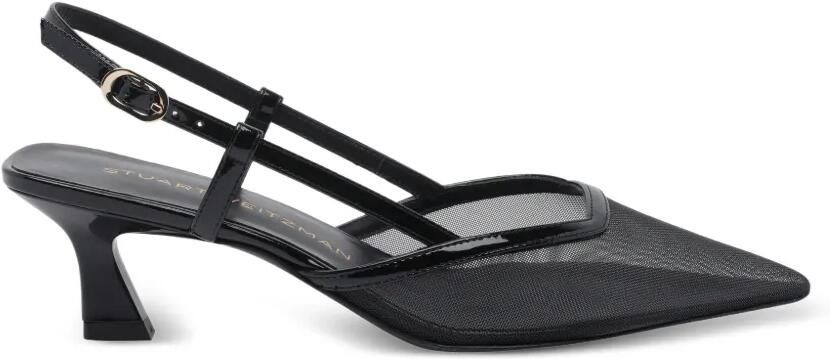 Stuart Weitzman Vinnie pumps met puntige neus Zwart