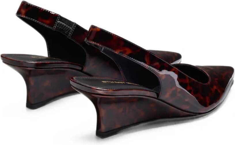 Stuart Weitzman Vinnie pumps met sleehak Bruin - Foto 4