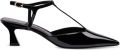 Stuart Weitzman Vinnie pumps met T-bandje Zwart - Zwart
