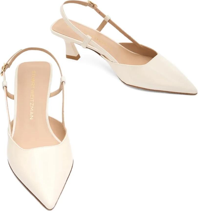 Stuart Weitzman Vinnie sandalen met puntige neus Beige - Foto 2