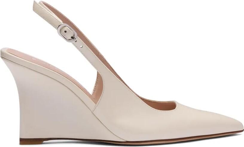Stuart Weitzman Vinnie sandalen met sleehak Beige