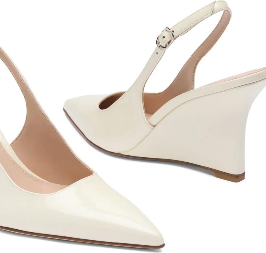 Stuart Weitzman Vinnie sandalen met sleehak Beige - Foto 2