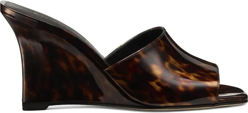 Stuart Weitzman Vinnie sandalen met sleehak Bruin
