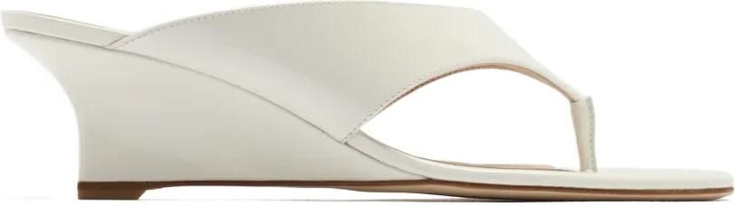 Stuart Weitzman Vinnie sandalen met sleehak Wit