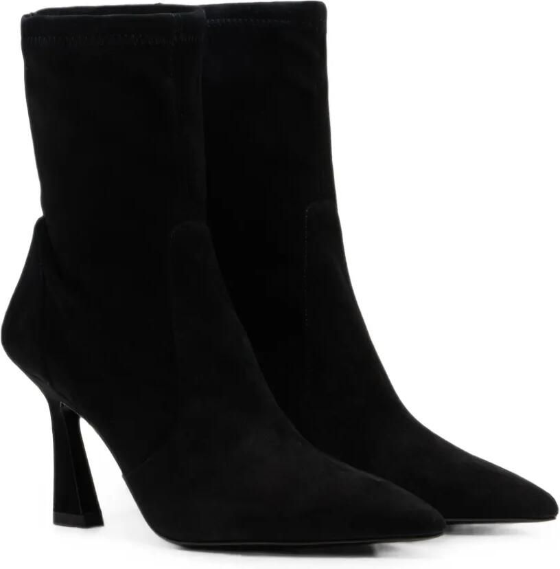 Stuart Weitzman Vinnie sculpturale enkellaarzen Zwart - Foto 3