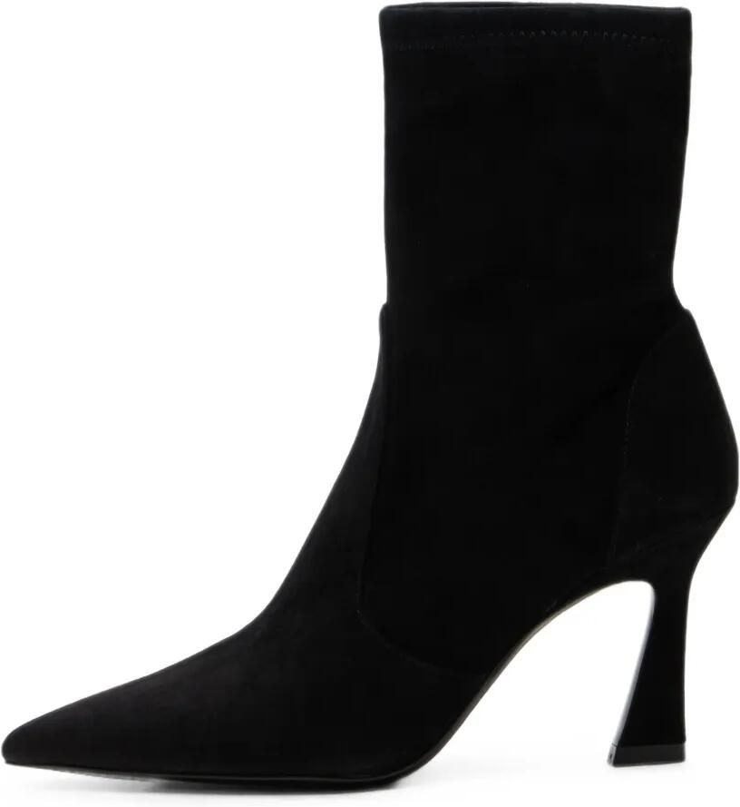 Stuart Weitzman Vinnie sculpturale enkellaarzen Zwart - Foto 2
