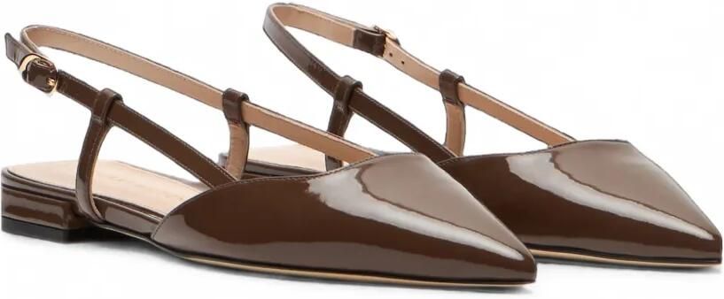 Stuart Weitzman Vinnie slingback pumps Bruin - Foto 3