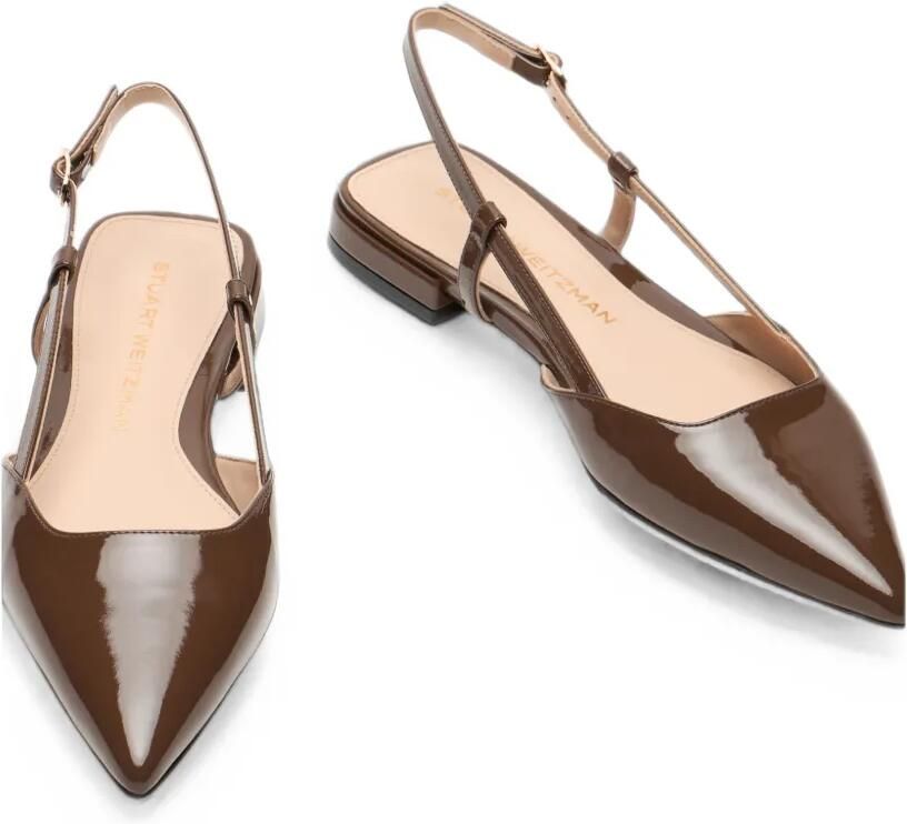 Stuart Weitzman Vinnie slingback pumps Bruin - Foto 2