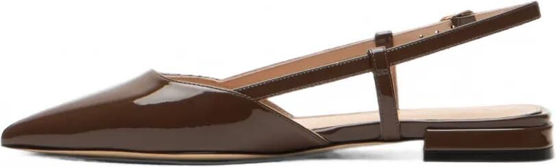 Stuart Weitzman Vinnie slingback pumps Bruin - Foto 4