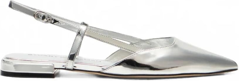 Stuart Weitzman Vinnie slingback pumps Zilver