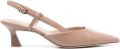 Stuart Weitzman Vinnie slingback sandalen Beige - Beige
