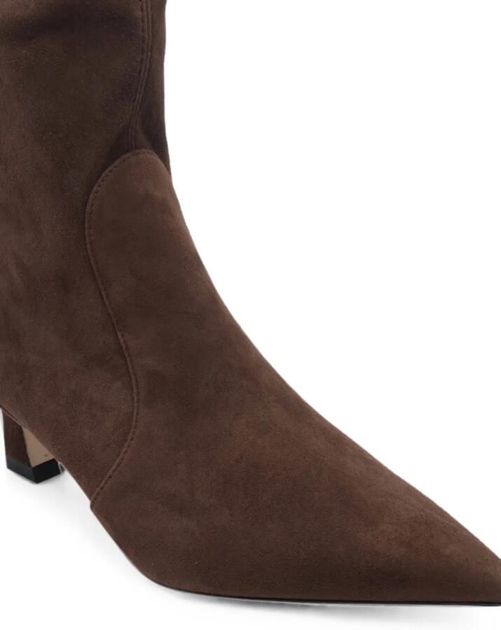 Stuart Weitzman Vinnie suède enkellaarzen Bruin - Foto 3