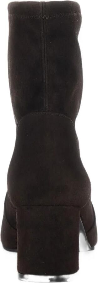 Stuart Weitzman Yulia suede block-heel ankle boots Bruin - Foto 3